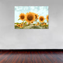 Cuadro Decorativo Floral Campo de girasoles