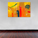 Cuadro Decorativo de Arte, guitarra en abstracto