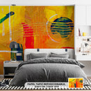 Cuadro Decorativo de Arte, guitarra en abstracto