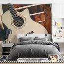 Cuadro Decorativo de Arte, cuerpo de guitarra
