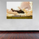 Cuadro Decorativo Helicóptero Fuerza Aérea