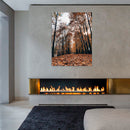 Cuadro Decorativo Otoño, hojas en el bosque