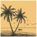 Cuadro Decorativo Ilustración playa