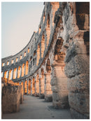 Cuadro Decorativo Arquitectura, interior Coliseo romano