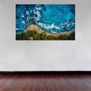 Cuadro Decorativo playa y tierra vista aérea