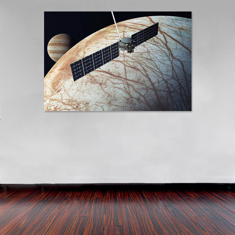 Cuadro Decorativo Espacial Misión Júpiter