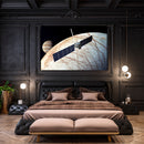 Cuadro Decorativo Espacial Misión Júpiter