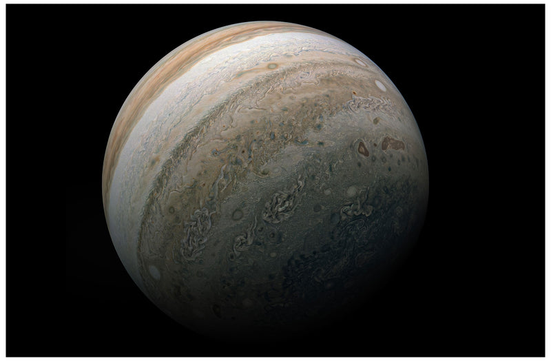Cuadro Decorativo Espacial Júpiter desde el espacio, abstracto