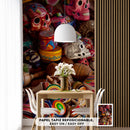 Decorativo México, calaveras día de muertos