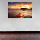 Cuadro Decorativo Playa, navegando en kayak