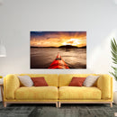 Cuadro Decorativo Playa, navegando en kayak