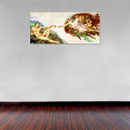 Cuadro Decorativo Religión, La creación de Adán