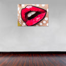 Cuadro Decorativo Pop Art, Labios pop