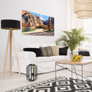 Cuadro Decorativo Otoño, lago de la montaña