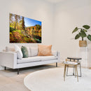 Cuadro Decorativo Otoño, lago paraíso