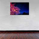 Cuadro Decorativo Primavera, Jacarandas noturnas