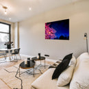 Cuadro Decorativo Primavera, Jacarandas noturnas