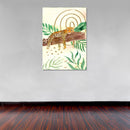 Cuadro Decorativo Infantil Leopardo selva