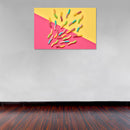 Cuadro Decorativo Pop Art, gusanos de gomita