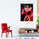 Cuadro Decorativo Infantil Reina Corazones