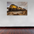 Cuadro Decorativo Tren de carga sobre las vías