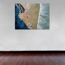 Cuadro Decorativo Abstracto, arena y mar horizontal