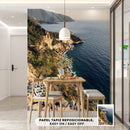 Decorativo, mar desde la montaña