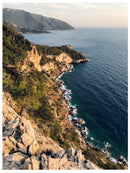 Decorativo, mar desde la montaña