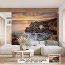Decorativo, mar y piedras sunset