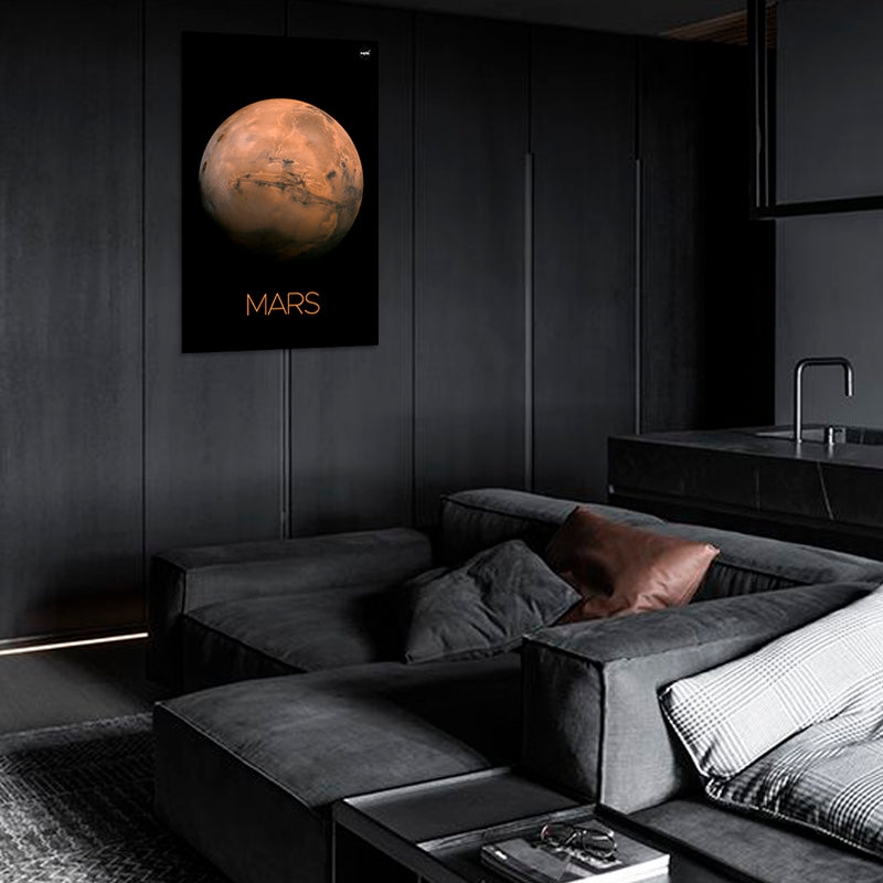 Cuadro Decorativo Espacial, planeta Marte