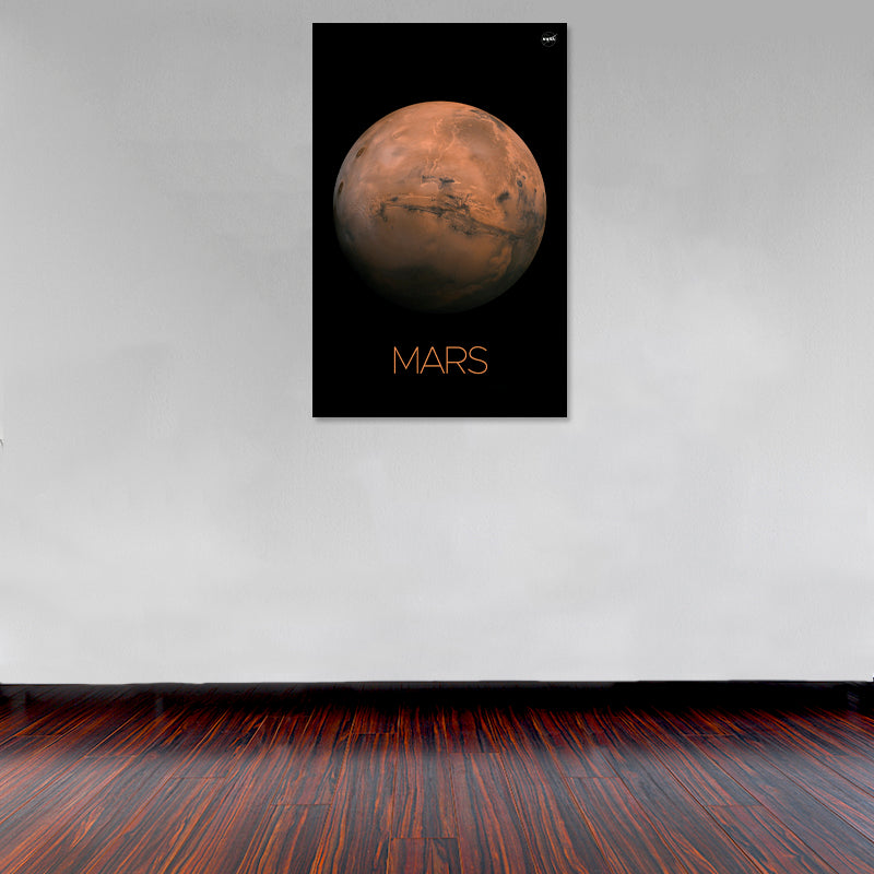 Cuadro Decorativo Espacial, planeta Marte