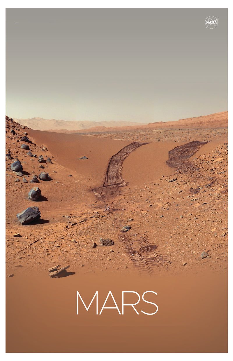 Cuadro Decorativo Espacial, superficie Marte