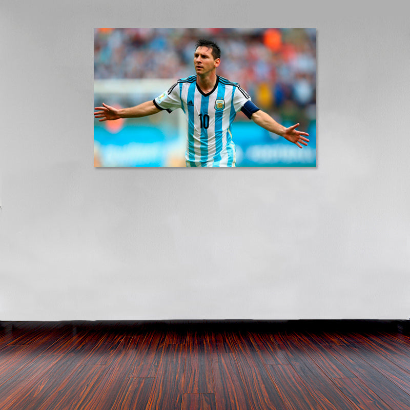 Cuadro Decorativo Deportes, Messi capitán de Argentina