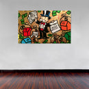 Cuadro Decorativo Personajes, Señor Monópoly