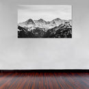 Cuadro Decorativo montañas blanco y negro