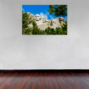 Cuadro Decorativo Monumento, Monte de Rushmore, entre árboles