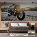 Decorativo Moto Harley Davidson atardecer