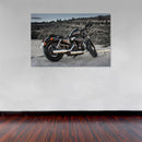 Cuadro Decorativo Moto Forty fight negra