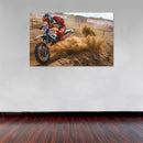 Cuadro Decorativo Moto racing derrapando