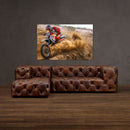 Cuadro Decorativo Moto racing derrapando