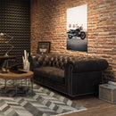 Cuadro Decorativo Moto Honda negra