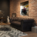 Cuadro Decorativo Moto debajo del puente