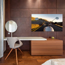 Cuadro Decorativo Moto curva en carretera