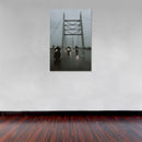 Cuadro Decorativo Motos sobre el puente