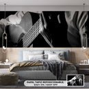 Decorativo blanco y negro, trovador