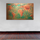 Cuadro Decorativo Abstracto, Mapa mundial