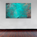 Cuadro Decorativo Abstracto, Azul Aqua