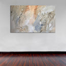 Cuadro Decorativo Abstracto, Pinceladas beige