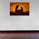 Cuadro Decorativo Religión, Nacimiento de Jesús, siluetas