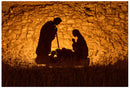 Cuadro Decorativo Religión, Nacimiento de Jesús, siluetas